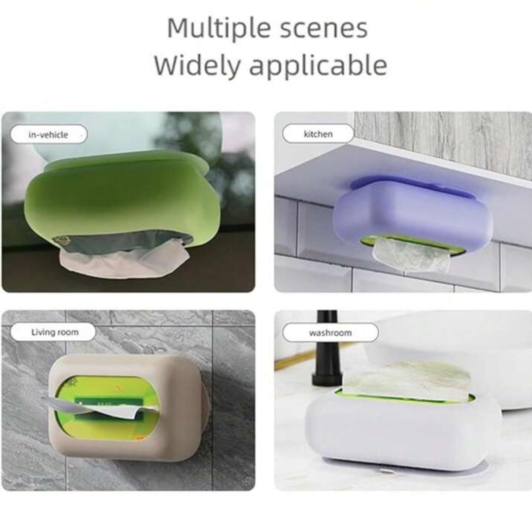 Silicone Suction Cup Tissue Box
