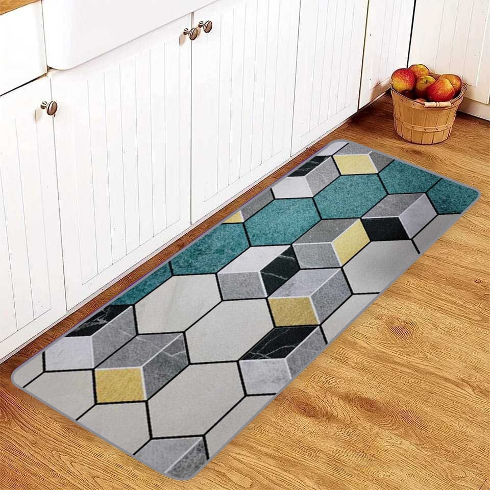 Modern Anti Slip Kitchen Bathroom & Home Runner (F)