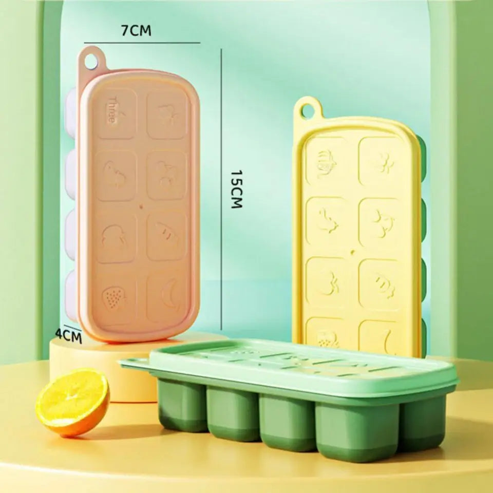 New Silicone Ice tray with lid
