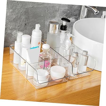 Multi compartment storage box makeup organizer for drawer cosmetic storage  organizer