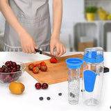 Acrylic Detox Sports Water Bottle with free cleaning brush