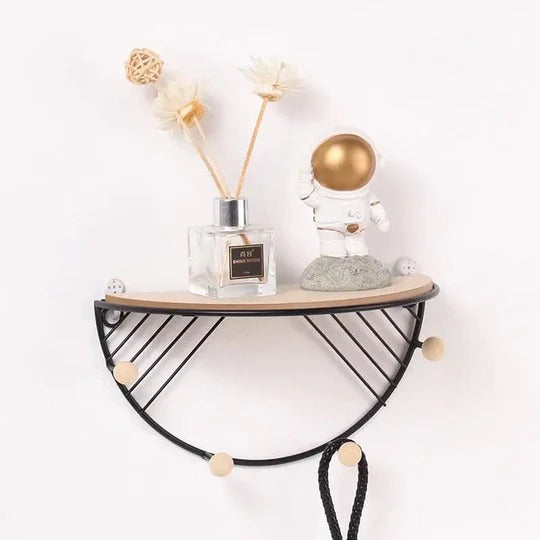 D Shape Iron Wall Rack,