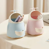 Cute Student Desktop Office Pen Holder Storage Bucket Comes with A Sharpener