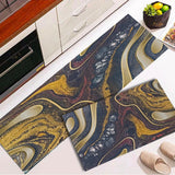 2 pcs set Kitchen , Bathroom ,HomeDecor Anti-Slip Absorbent Mat & Runner (K4)