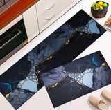 2 pcs set Kitchen , Bathroom ,HomeDecor Anti-Slip Absorbent Mat & Runner (K8)