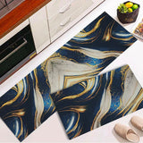 2 pcs set Kitchen , Bathroom ,HomeDecor Anti-Slip Absorbent Mat & Runner (K17)