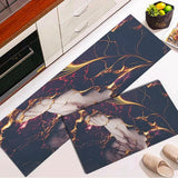 2 pcs set Kitchen , Bathroom ,HomeDecor Anti-Slip Absorbent Mat & Runner (K20)