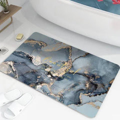 Floor Bath Mat Absorbent Non-Slip Sqaure (C6)