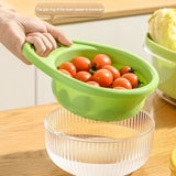 Food Organization Drain Basket Double Layer Multifunctional Draining Bowl