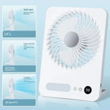 Slim Foldable Led Fan, Small Night Light Fan