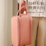 New Large Capacity PU Leather Travel Cosmetic Bag For Women Makeup Bag