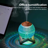 LED Mini Colorful Night Light Crystal Ball Humidifier 450ml