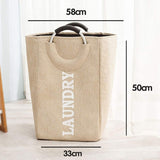 Foldable Laundry Basket Storage With Handle