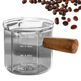 Espresso Measuring Cup, Heat Resistant Glass Measuring Cup