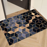 Magical Water Absorbent Anti-Slip Bathroom Mat Geometric Pattern  (M2)