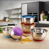 Stainless Steel Colourful 5pcs Bowl Set