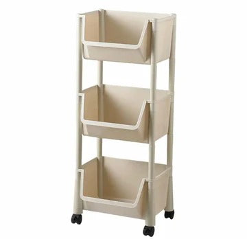 Wheels Small Cart Storage, Multi-Layer Home Organizer