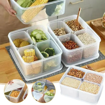 Plastic Covered Stall Ingredients and Seasoning Box- Food Transparent