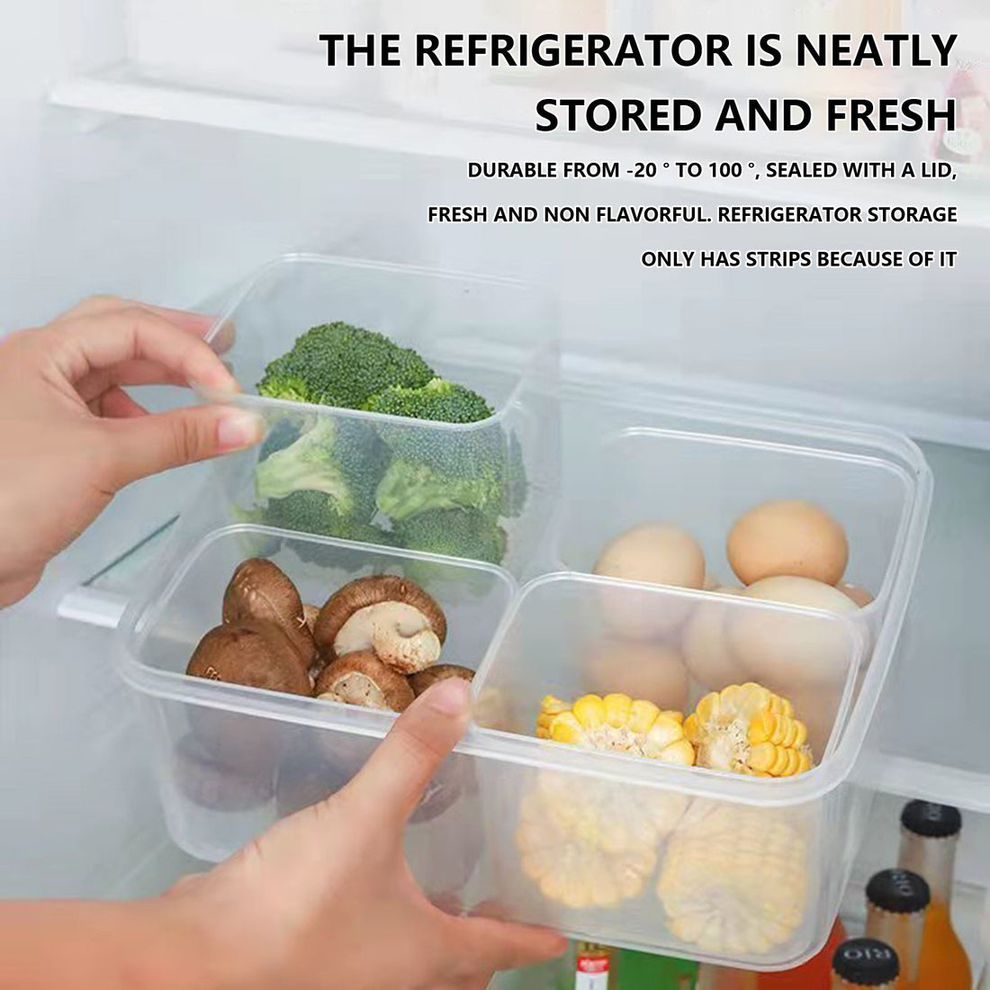 Plastic Covered Stall Ingredients and Seasoning Box- Food Transparent