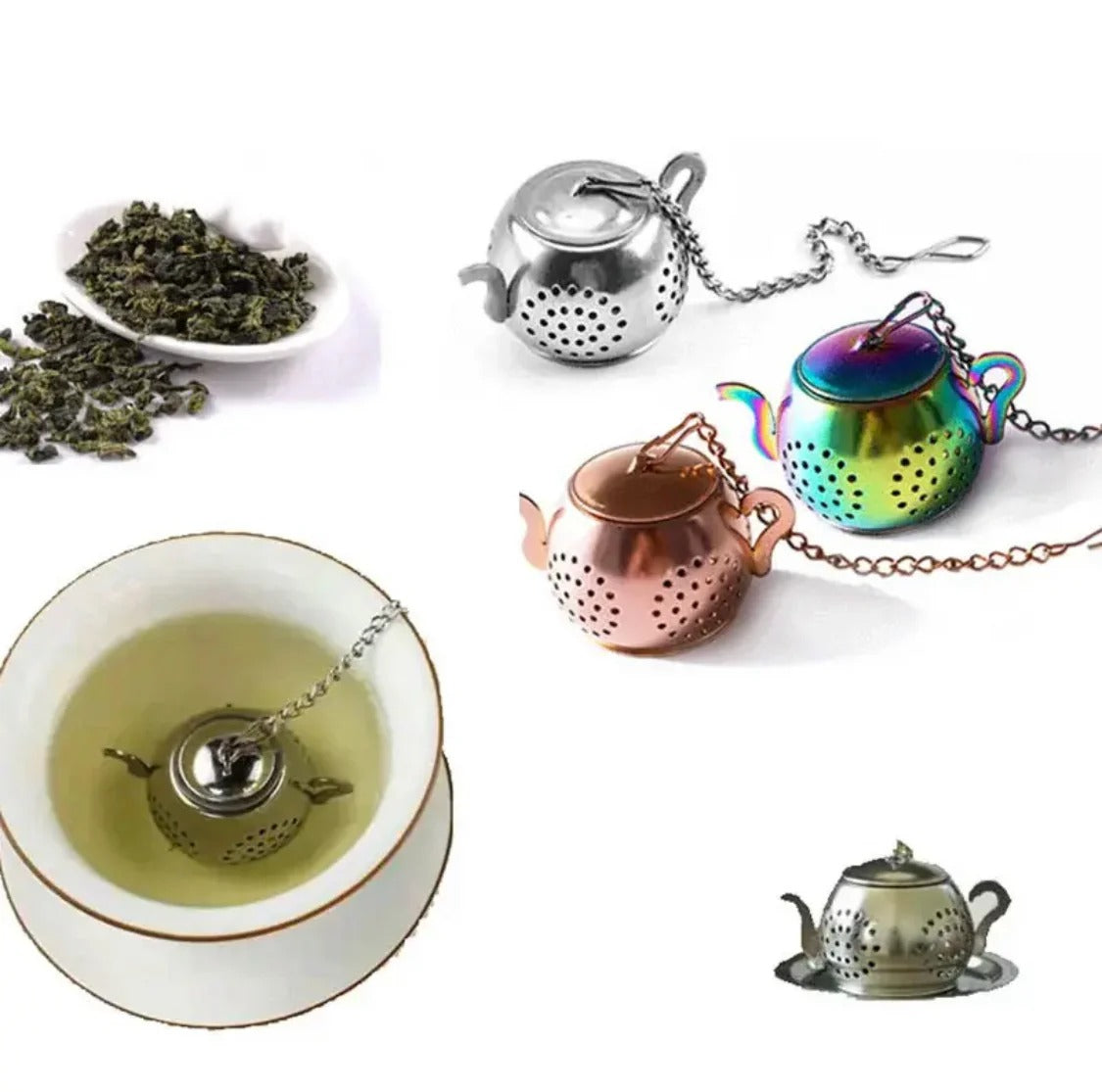 Teapot Shape Tea Strainer