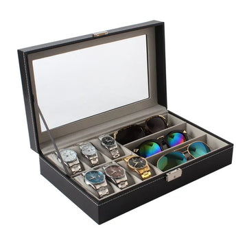 Watch & Sunglasses Storage Box (6+3 Grid)