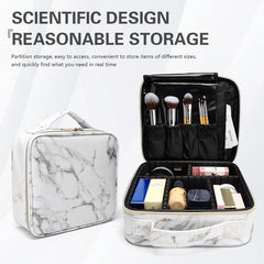 Travel Makeup Cosmetic Organizer - White-2101