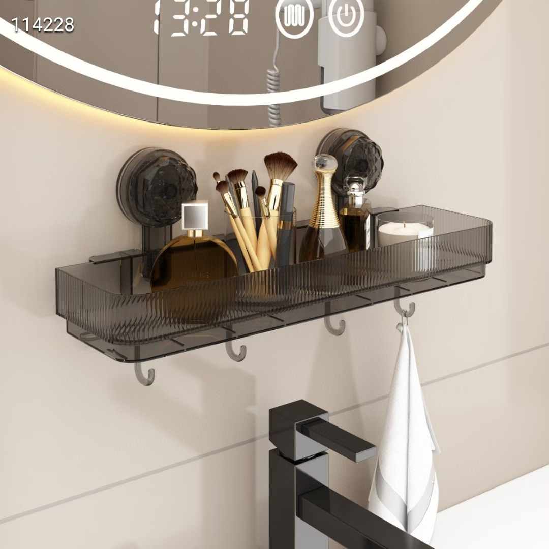 Acrylic Washroom rack straight wall Adhesive