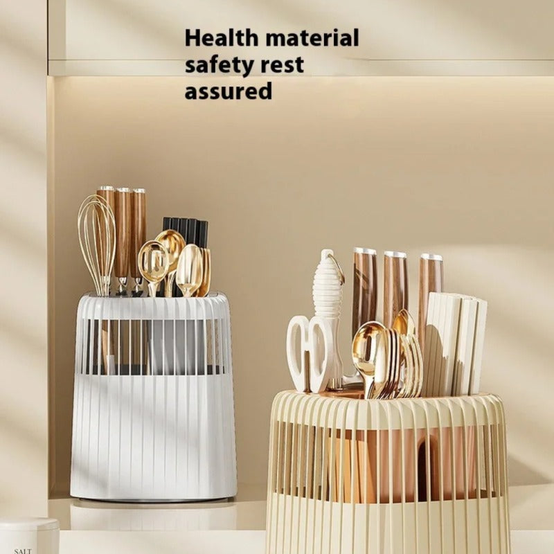 360 Rotating Utensils Rack Multi-Purpose for Knife & Cutlery