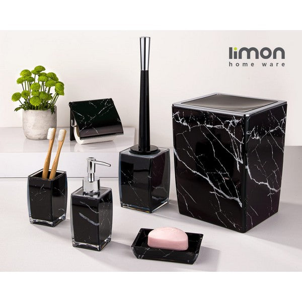 imon 6 Pcs Classic Marble Design Bathroom Set (Premium Quality)