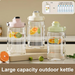 Cold Kettle With Spigot Wide Mouth Fruit Infuser Leakproof Beverage Dispenser For Fridge Juice Container With Filter