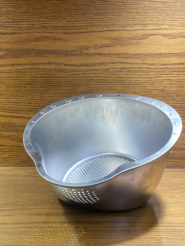 Rice Washer Strainer Bowl – Heavy Gauge Stainless Steel (24cm / 26cm)