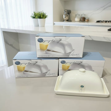 Symphony Covered Butter Dish (2 Pieces)