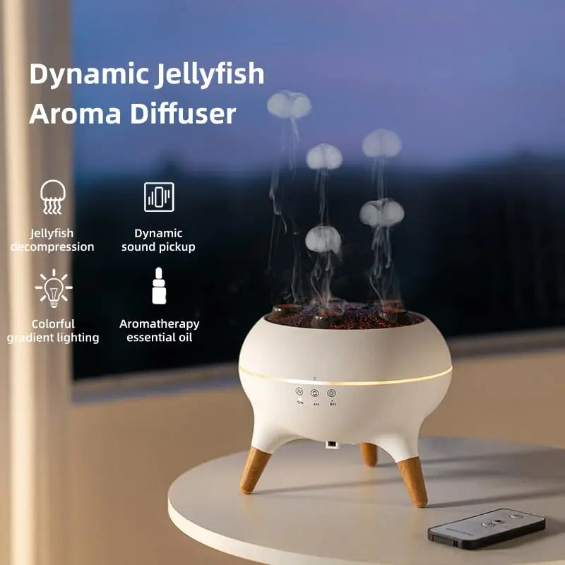 Dynamic Jellyfish Aroma Diffuser & 250ml Air Humidifier