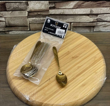 Winsor Premium Golden Cutlery Set – Elegant 40-Piece Dining Collection