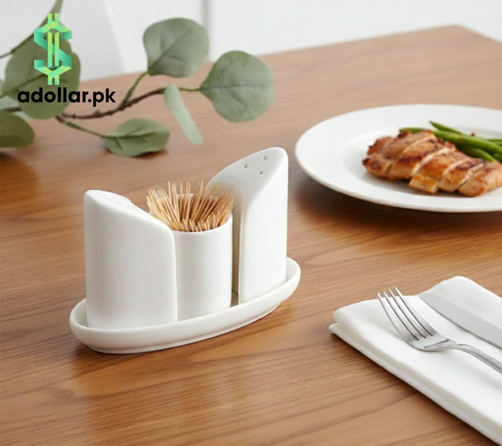 Brilliant 4-Piece Ceramic Condiment Set