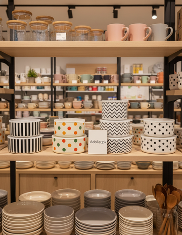 Ceramic Storage Bowl Set of 2