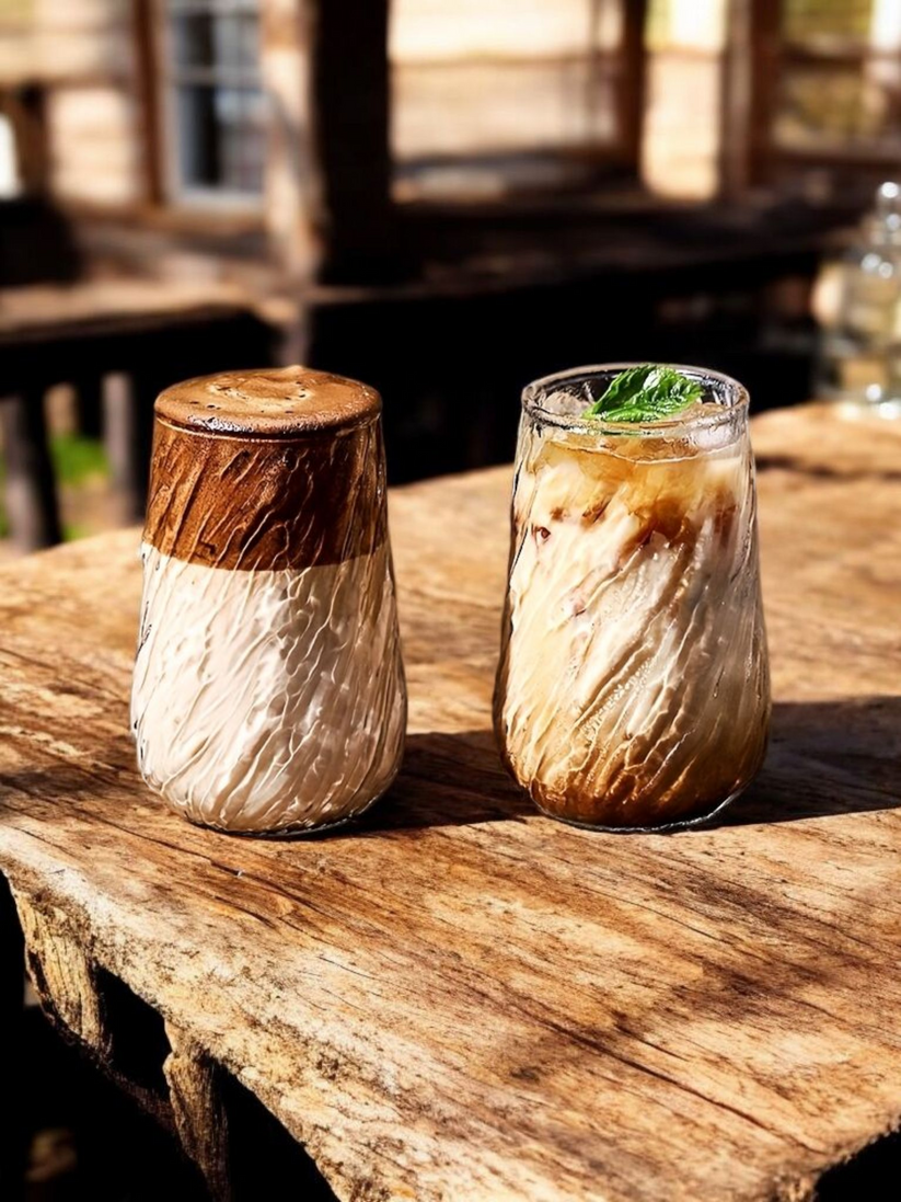 FORSTED ICE TEA Glass Tumbler – 400ml