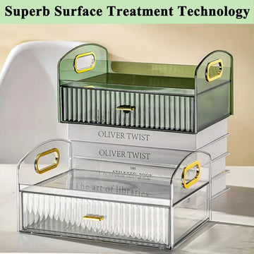 Aesthetic Countertop Makeup Organizer