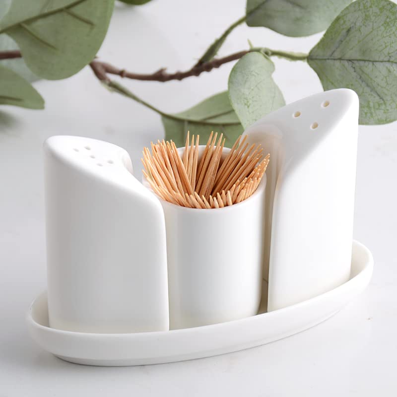 Brilliant 4-Piece Ceramic Condiment Set