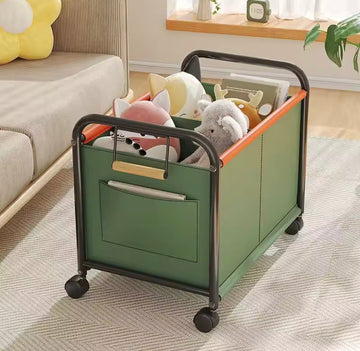 Kids’ Rolling Toy & Multipurpose Storage Cart – Mobile Organizer for Bedroom & Playroom