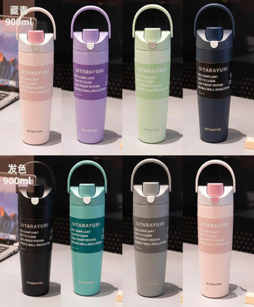 SITARAYURI 900ML Insulated Water Bottle with New Handle