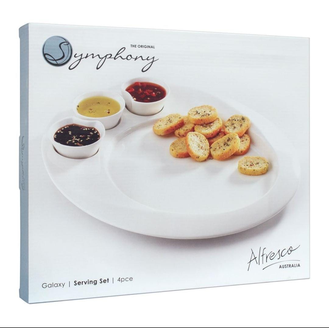 Symphony Galaxy Serving Set of  4 Pieces