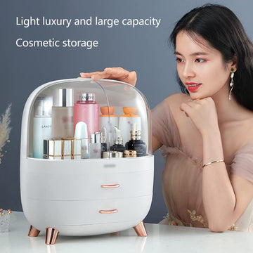 Ecoco Desktop Cosmetics Storage Box With Drawers