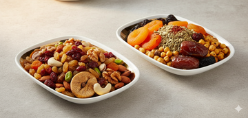 Symphony Adorn Porcelain Tray Set (Set of 2) – White & Gold