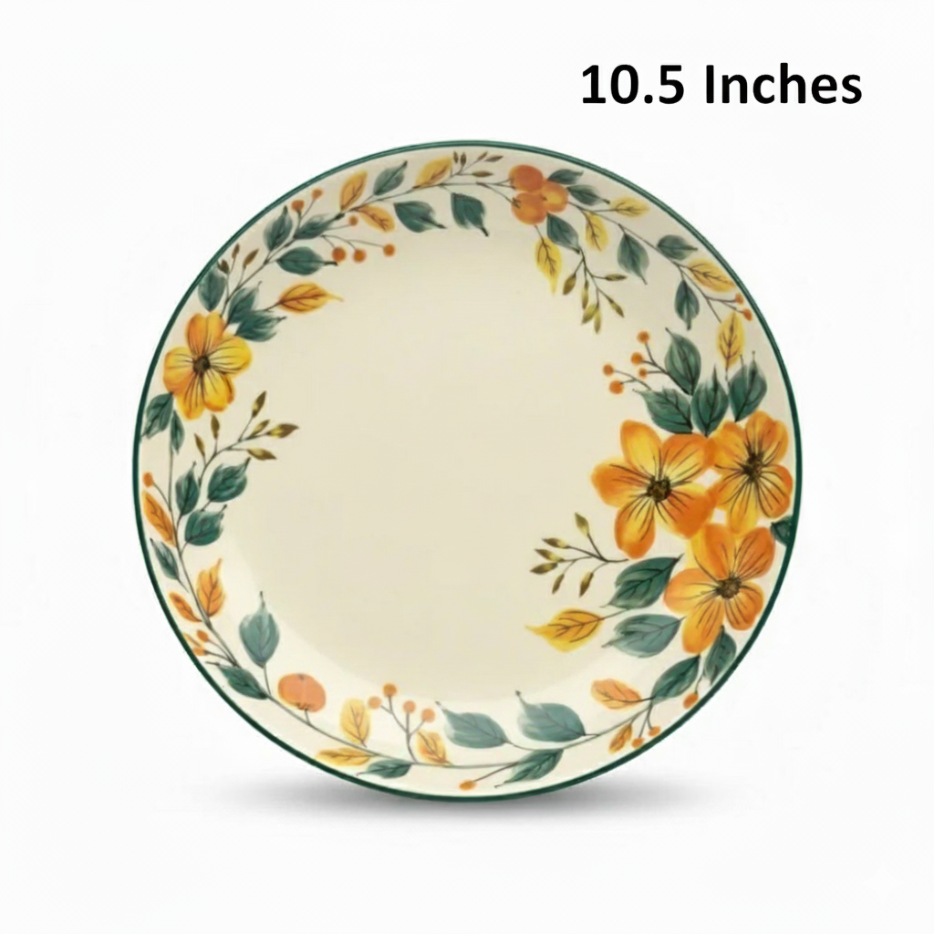 Brilliant Porcelain Round Dinner Plate – 10.5