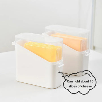 2 pcs Fridge-Ready Cheese & Seasoning Storage Container