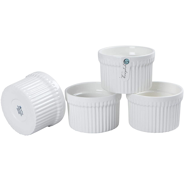 Symphony Porcelain Ramekin Set (4 Pieces)