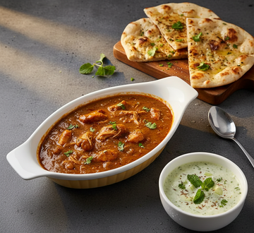 Symphony Adorn Serving Dish (26 × 14 cm) – White & Gold