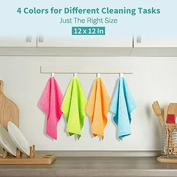 Microfiber Cleaning Cloth Set – 4 Pack
