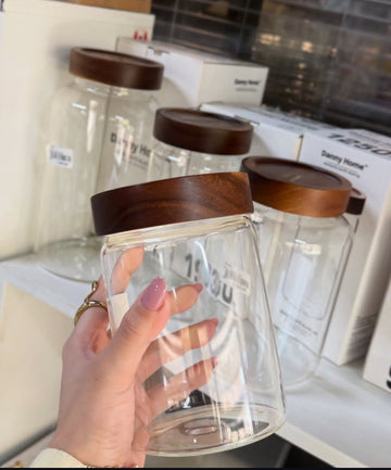 Danny Home Borosilicate Sealed Glass Jar – 230ml | 600ml | 1300ml